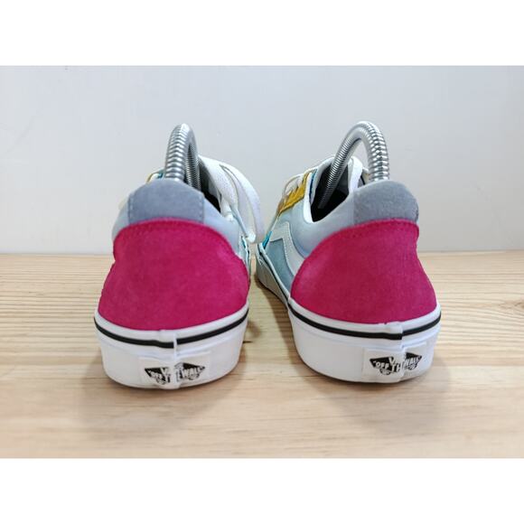 Vans Ward Color Block Low Skate Shoes Skateboarding Canvas Womens Size 8.5 - Picture 8 of 11